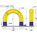 エアアーチ3m（半円）